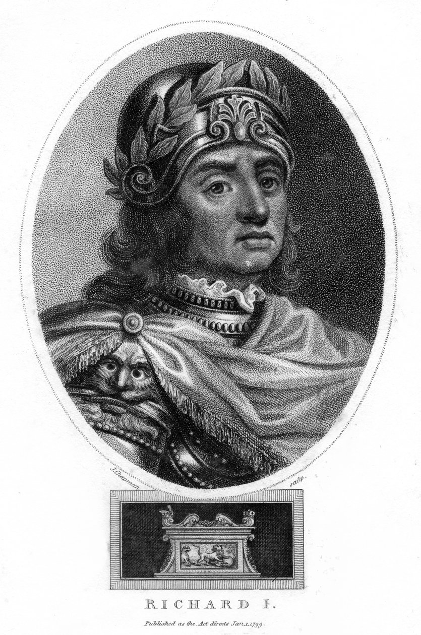 Ricardo I Rey de Inglaterra, 1799 de J. Chapman