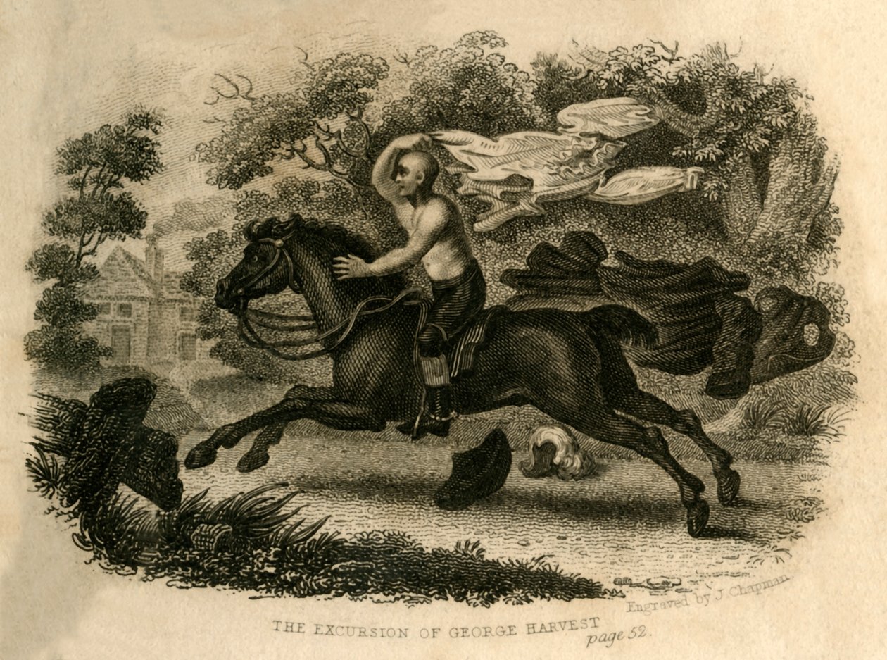 La excursión de George Harvest, 1821 de J. Chapman