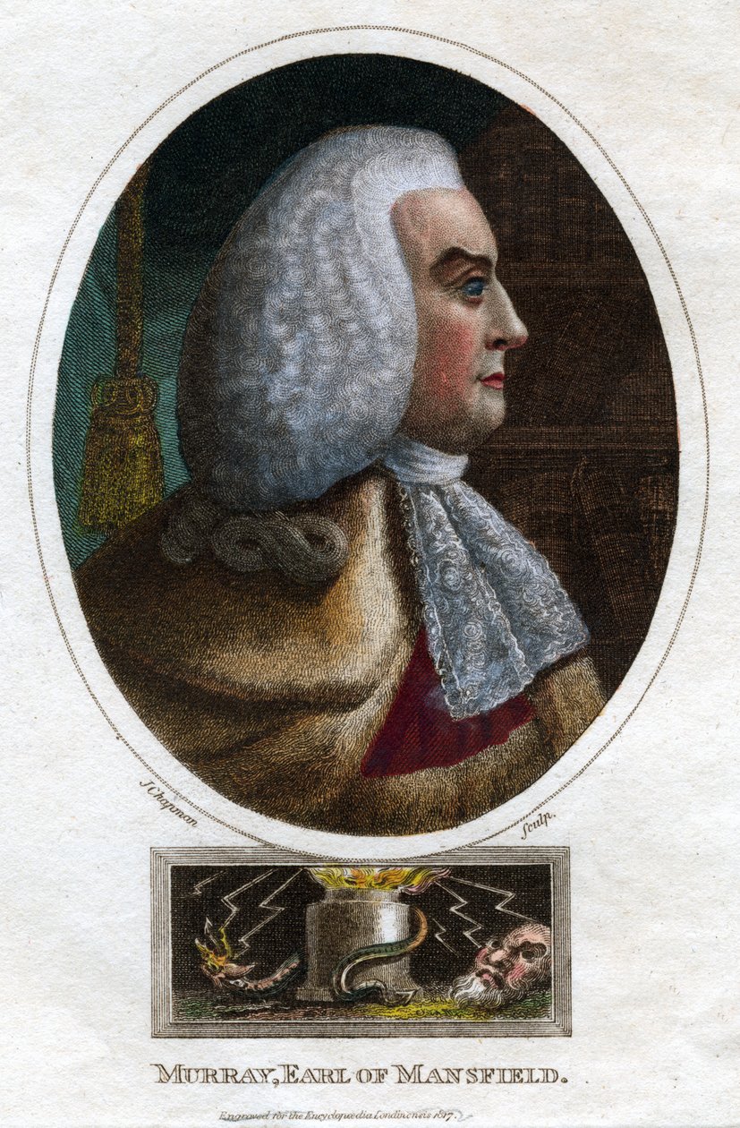 William Murray, 1er Conde de Mansfield, 1817 de J. Chapman