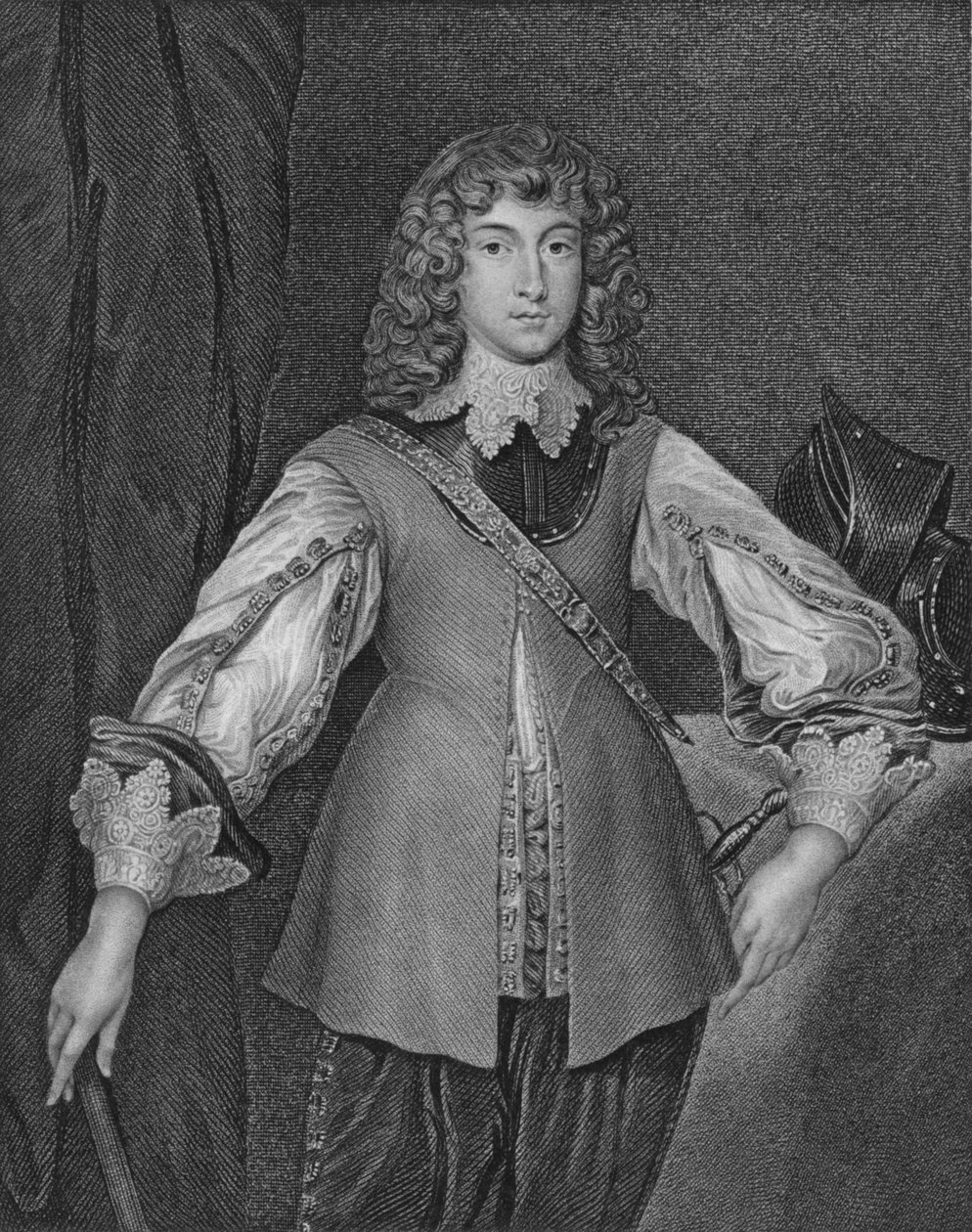 Príncipe Ruperto, c1640, principios-mediados del siglo XIX de J. Cochran