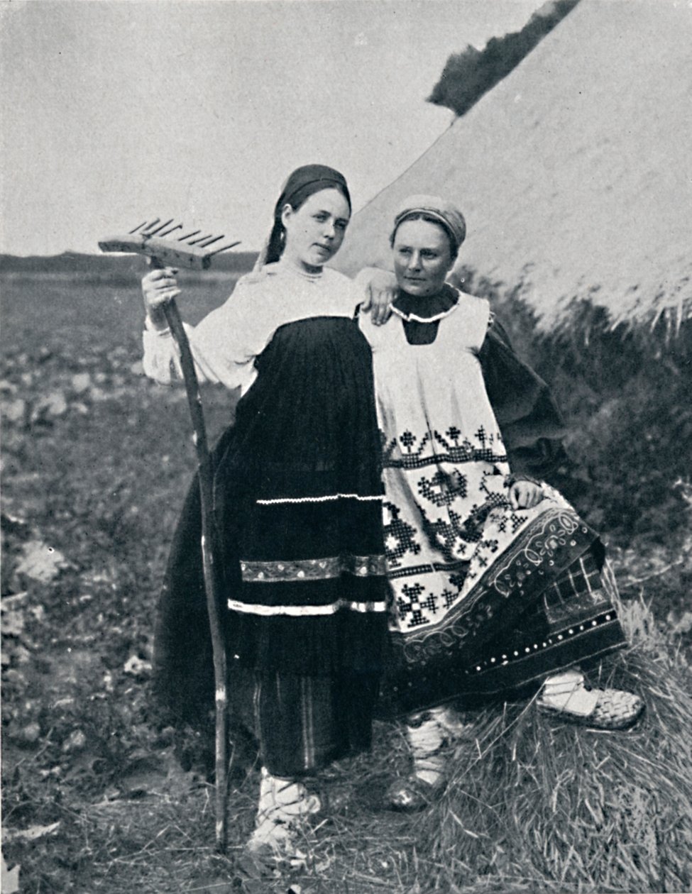 Dos mujeres de Ryazan, Rusia Central, 1912 de J. Daziaro