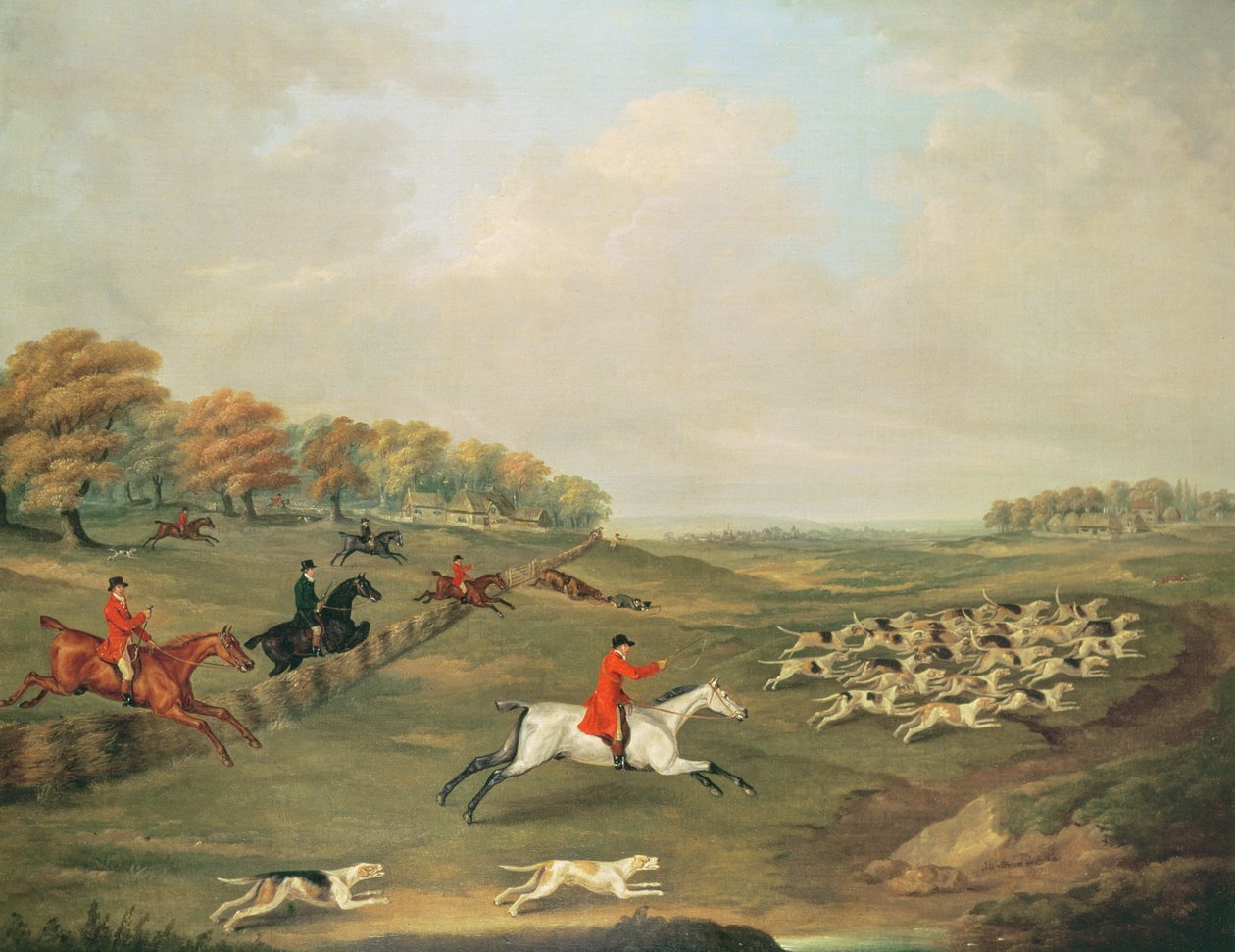 Caza en plena carrera de J. Francis Sartorius