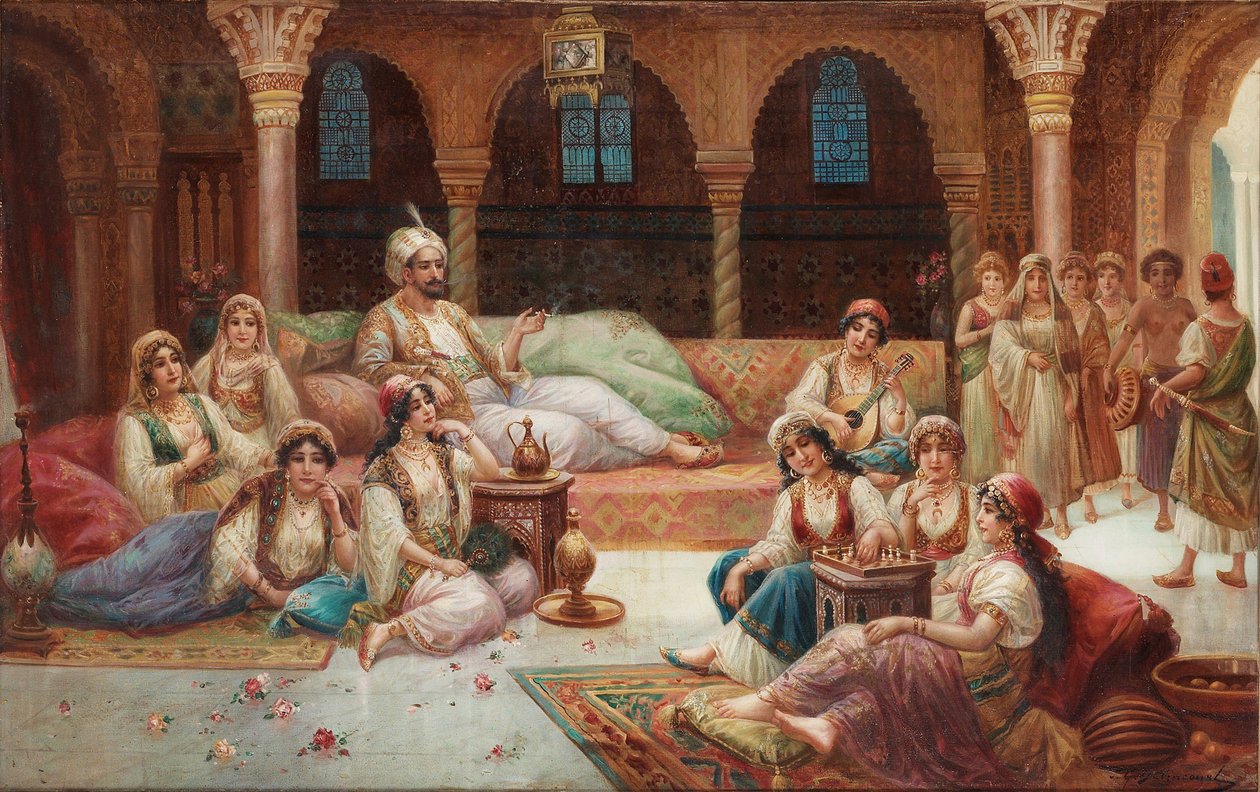 En un harén de J. G. Delincourt