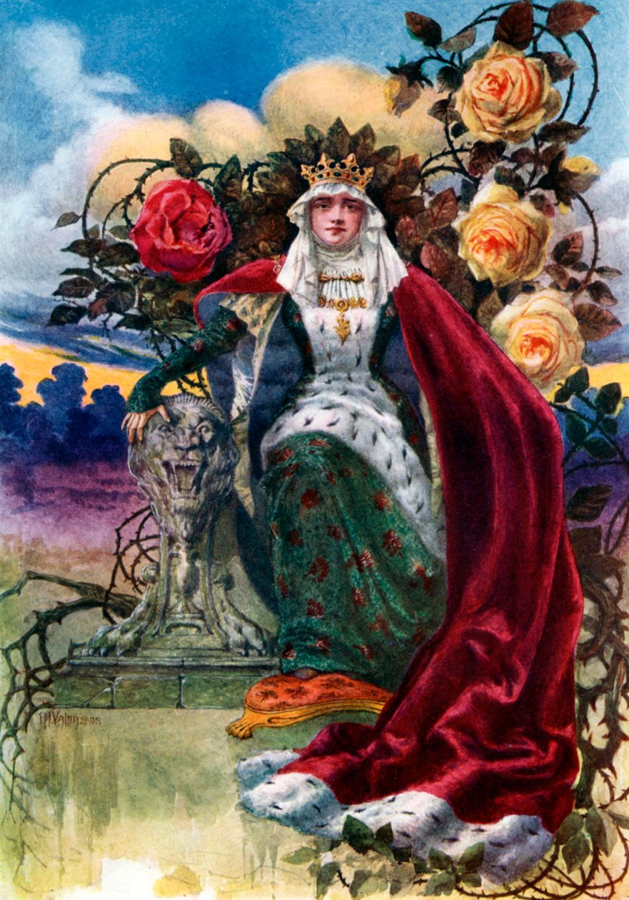 Una Reina de Rosas, 1908-1909 de J. H. Valda