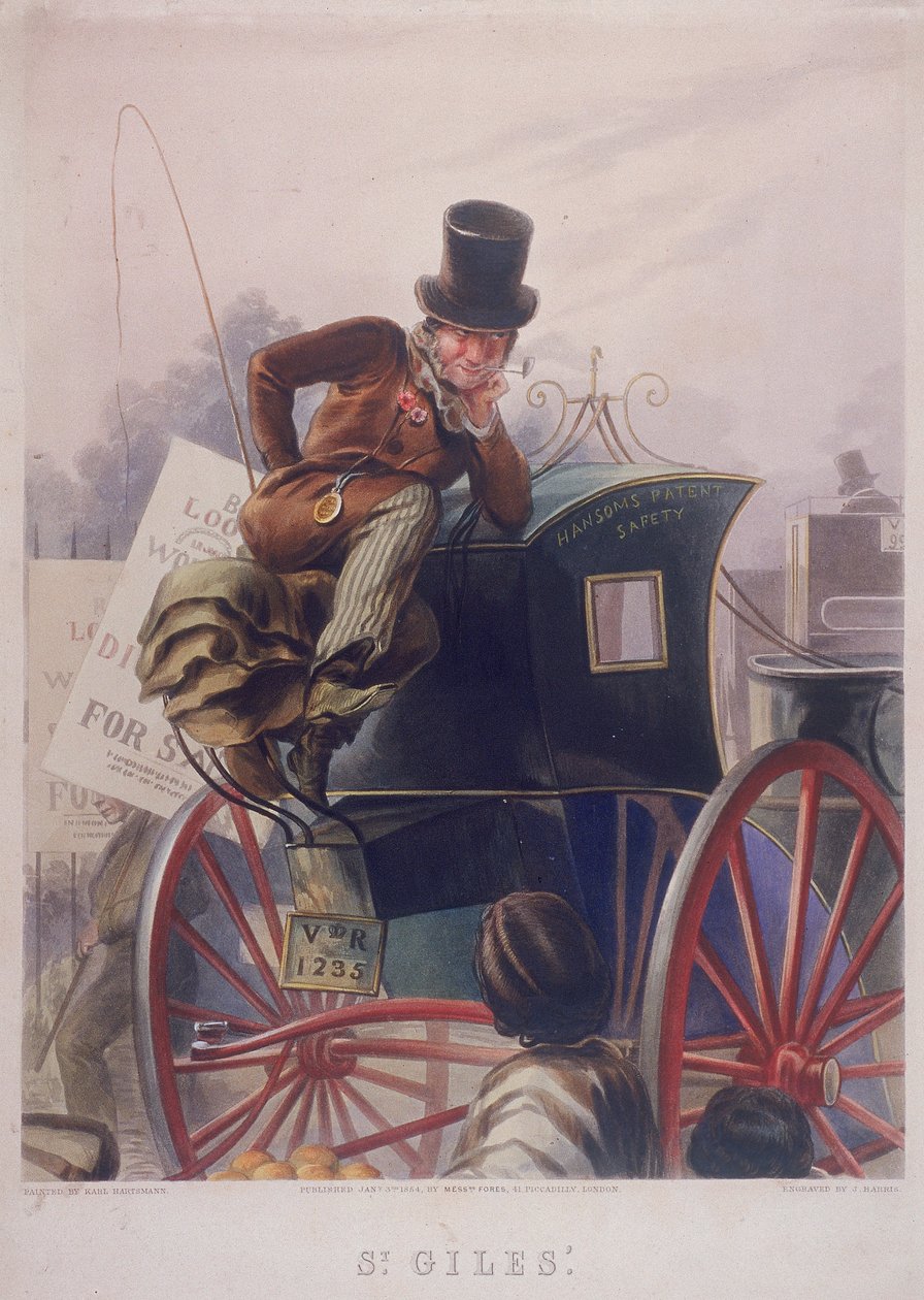 Conductor de cabriolé, Londres, 1854 de J Harris