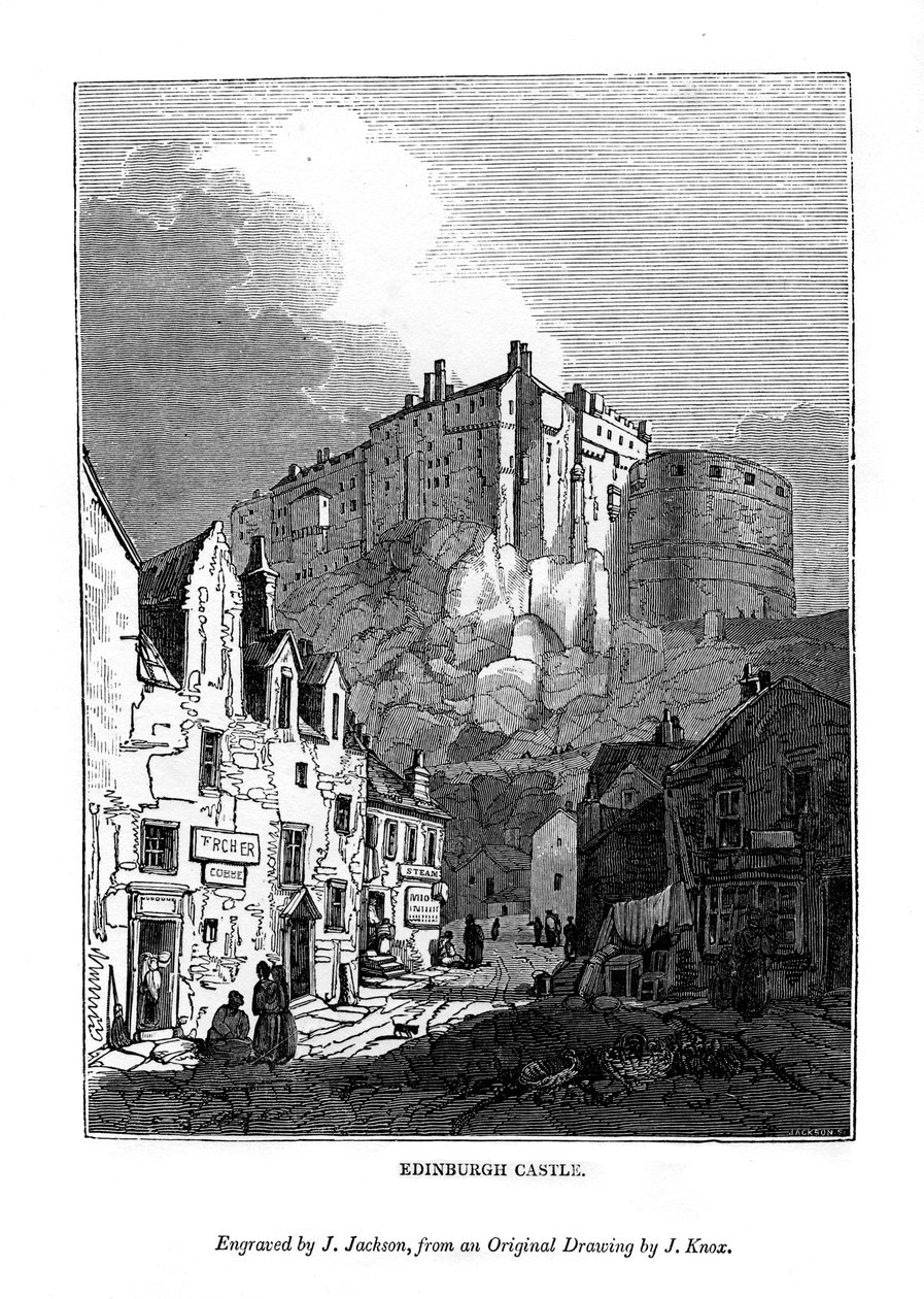 Castillo de Edimburgo de J. Jackson