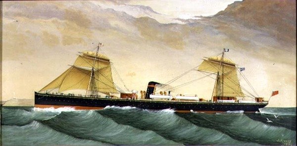 Barco de correo de Estados Unidos de J. Kinney