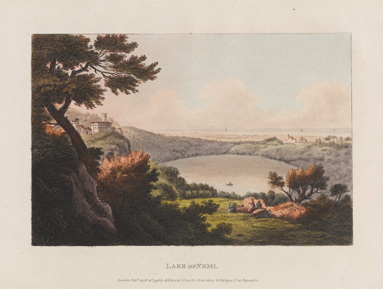 Lago de Nemi de J. Merigot