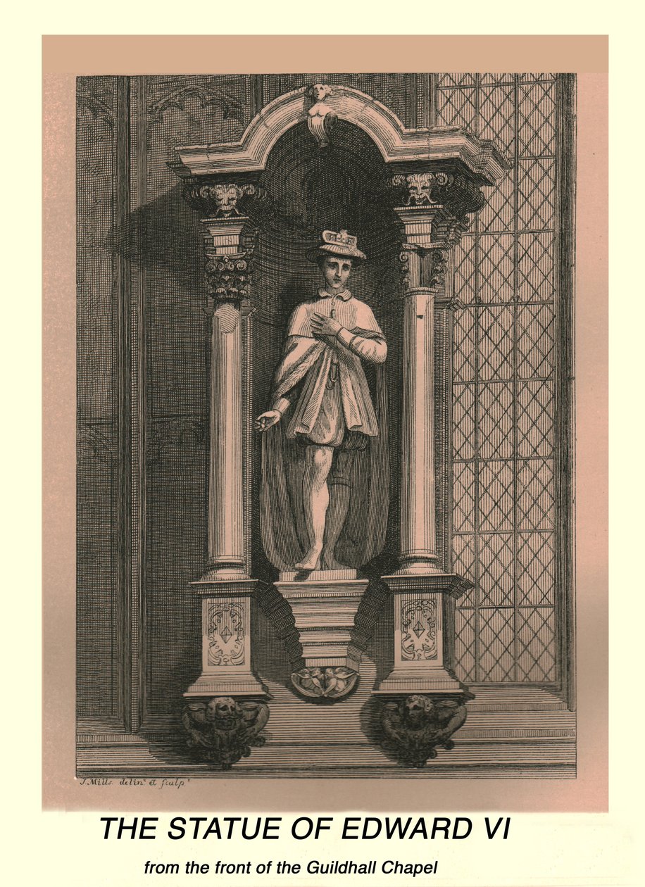 La estatua de Eduardo VI, 1886 de J Mills
