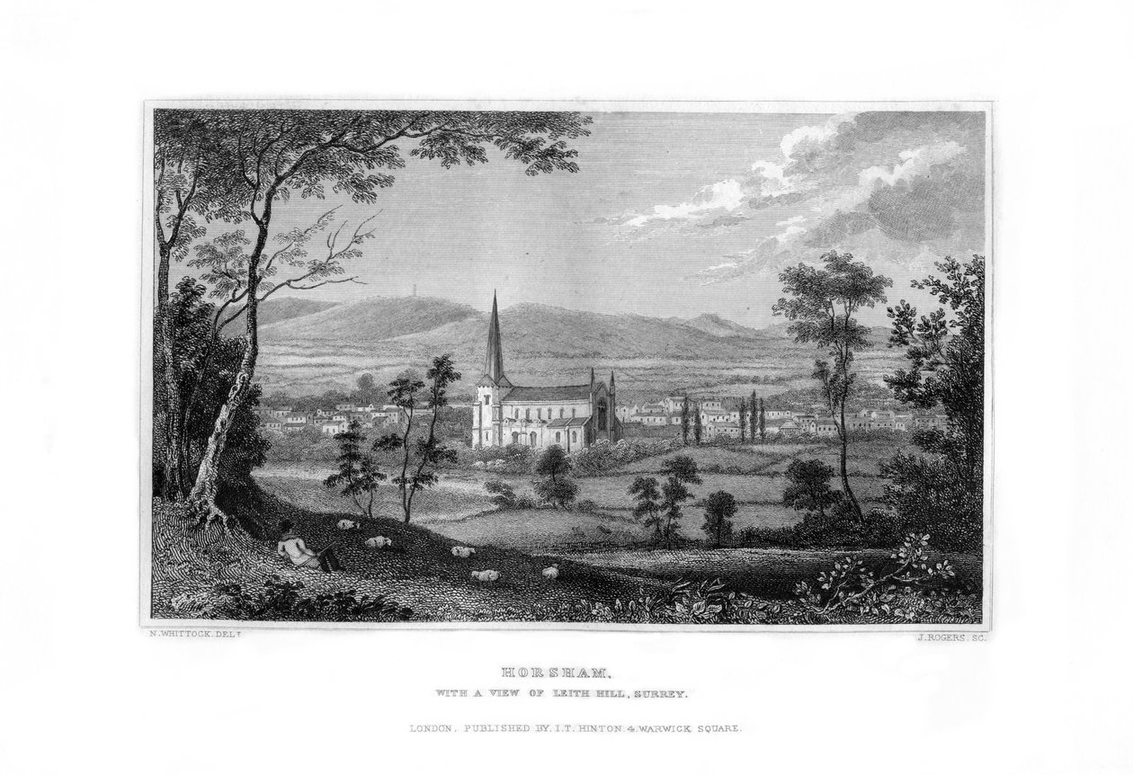 Horsham, West Sussex, Inglaterra, 1829 de J. Rogers