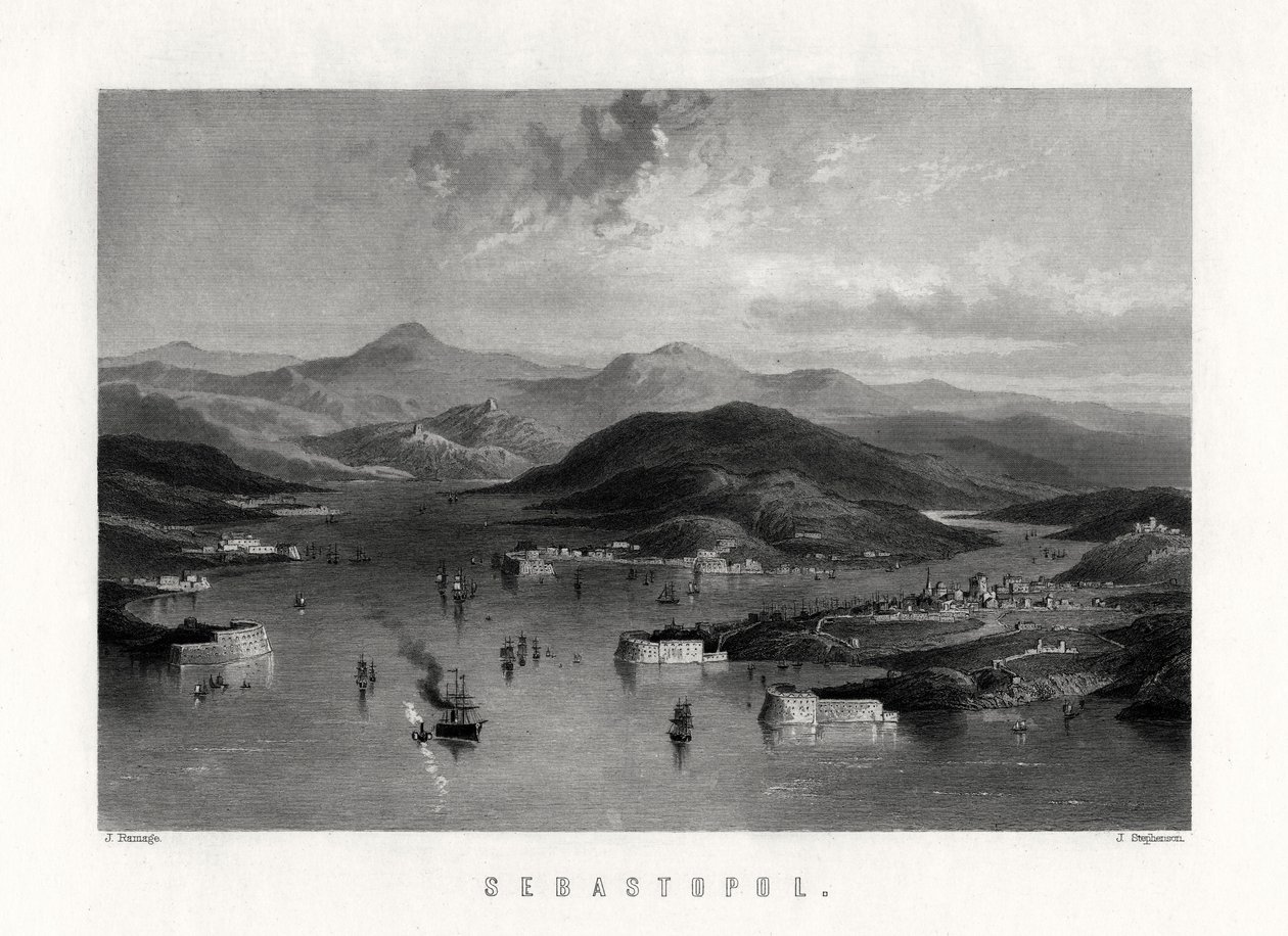 Sebastopol, Ucrania, siglo XIX de J. Stephenson