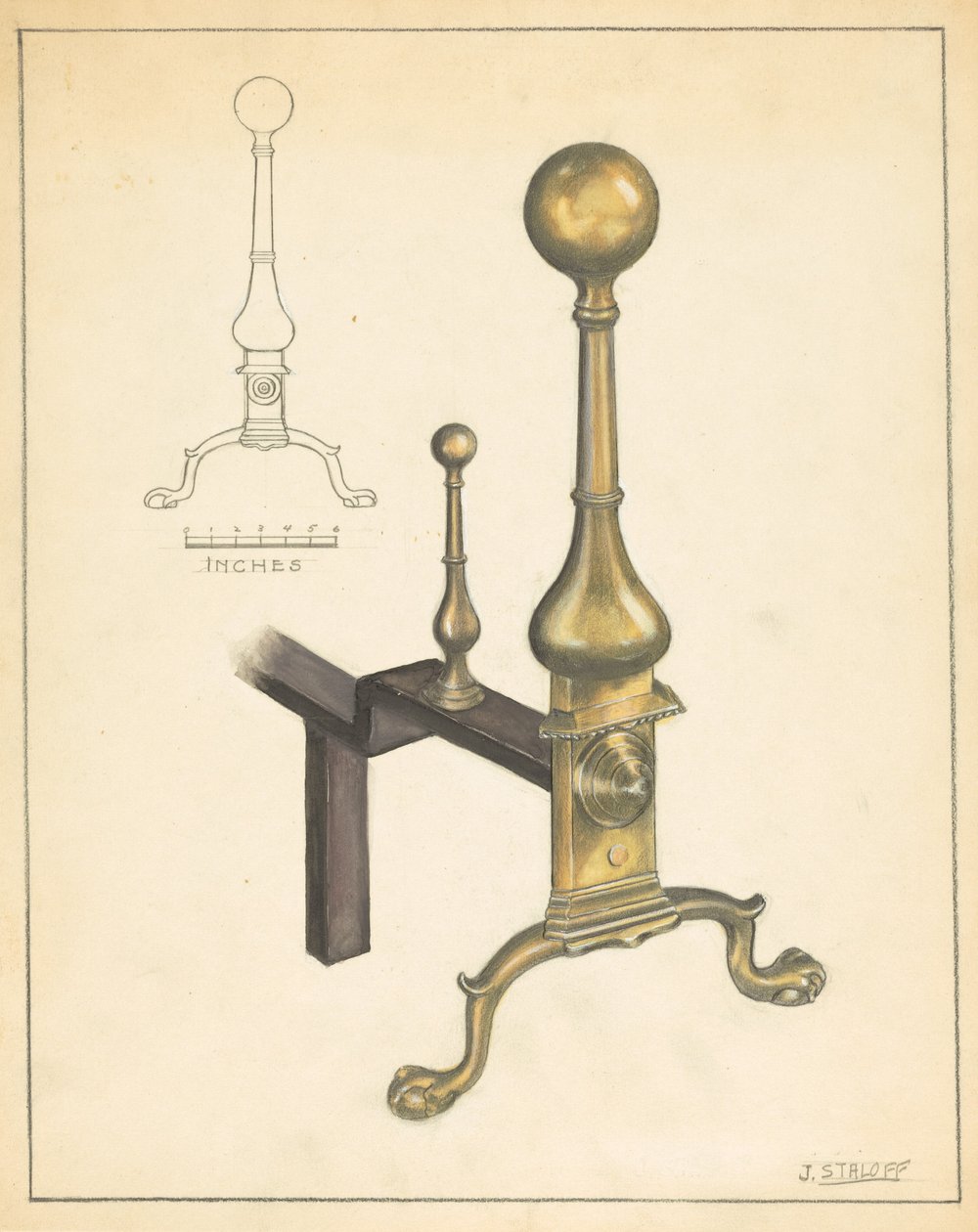Morillo (uno de un par) de Jack Staloff