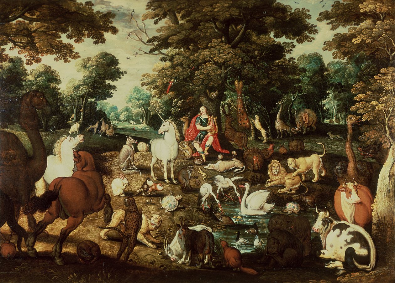 Orfeo encantando a los animales de Jacob Bouttats