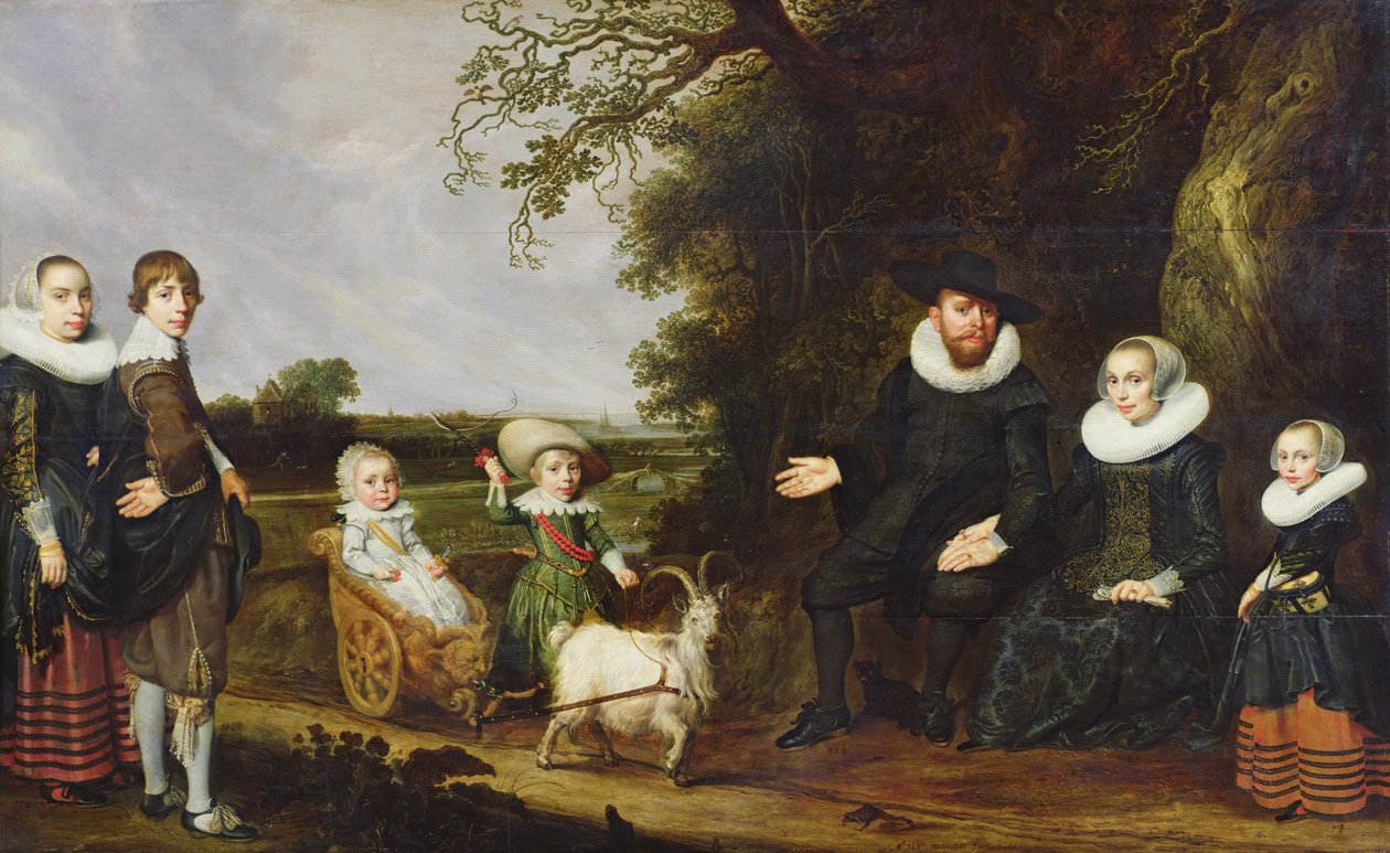 Retrato de la familia del artista de Jacob Gerritsz Cuyp