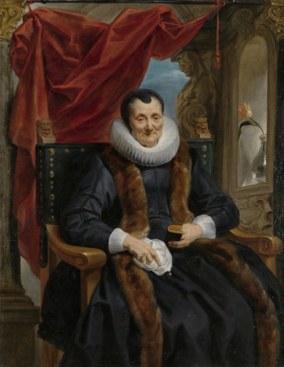Retrato de Magdalena de Cuyper, c.1635-1636 de Jacob Jordaens