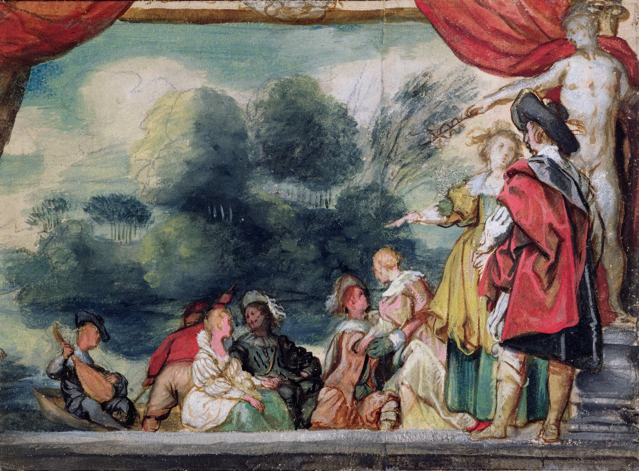 El Embarque de Jacob Jordaens