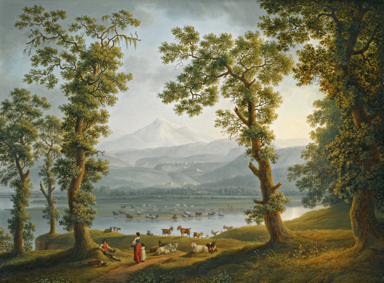 Vista de Piedimonte de Jacob Philipp Hackert