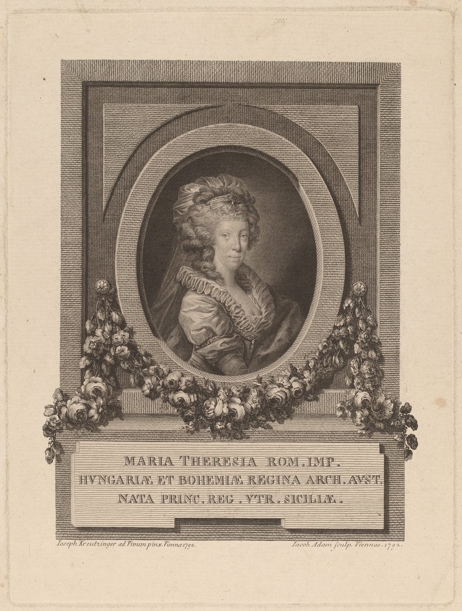 María Teresa, Emperatriz del Sacro Imperio Romano de Jacob Adam