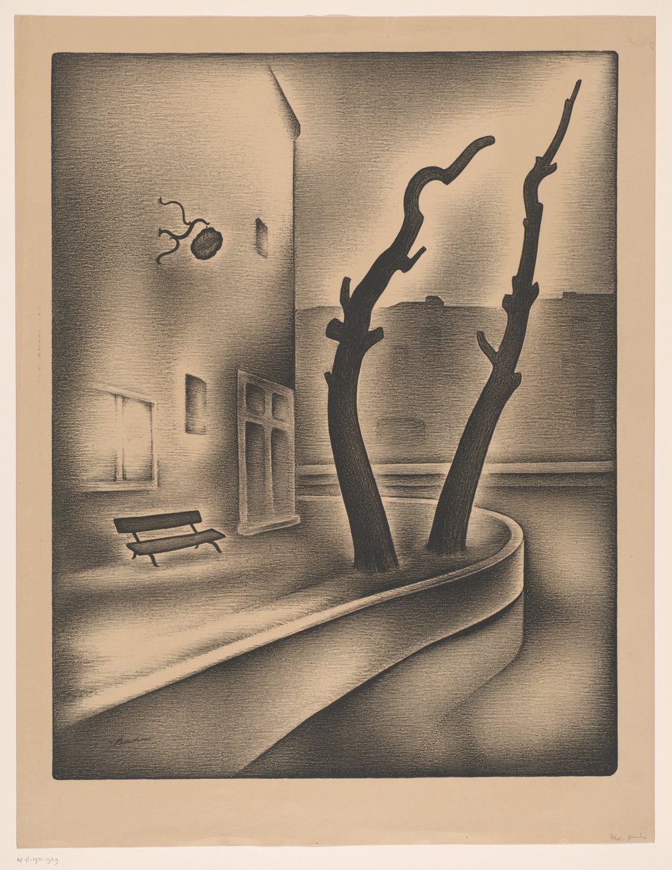 Rincón de un foso de Jacob Bendien (signed by artist)