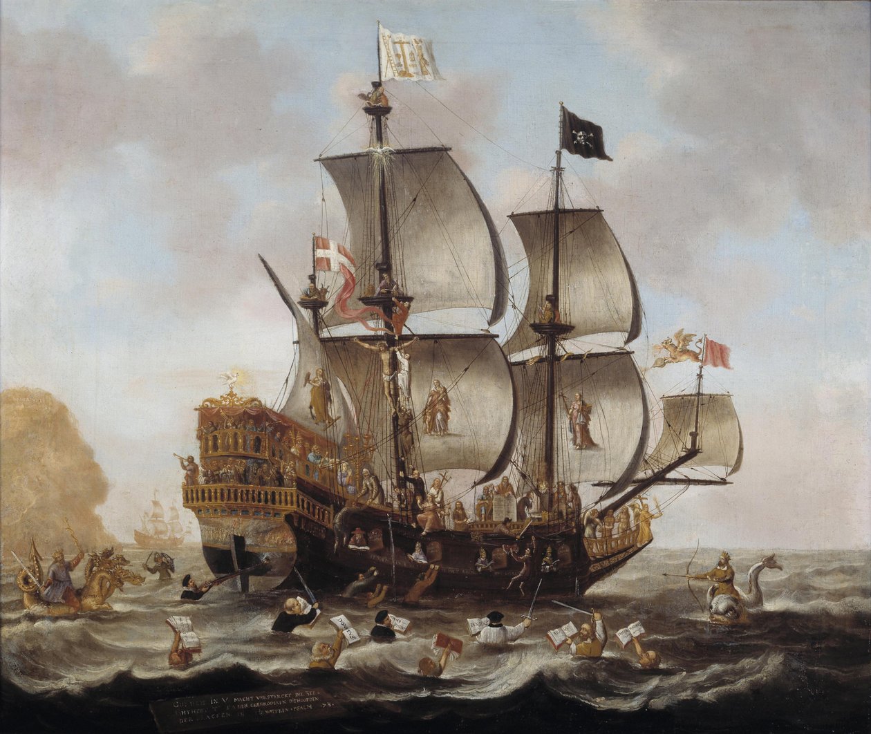 La iglesia como barco de Jacob Gerritsz Loef