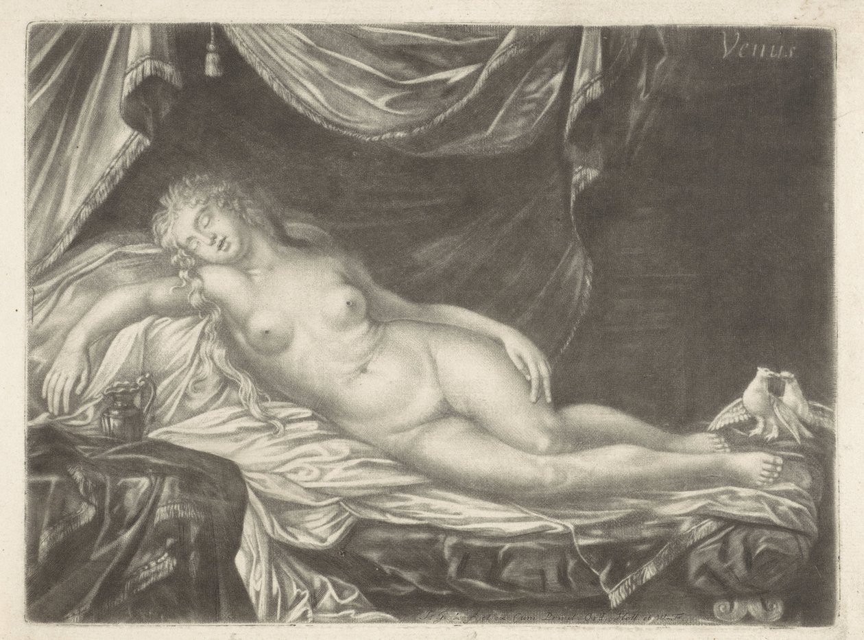 Venus durmiente Venus de Jacob Gole
