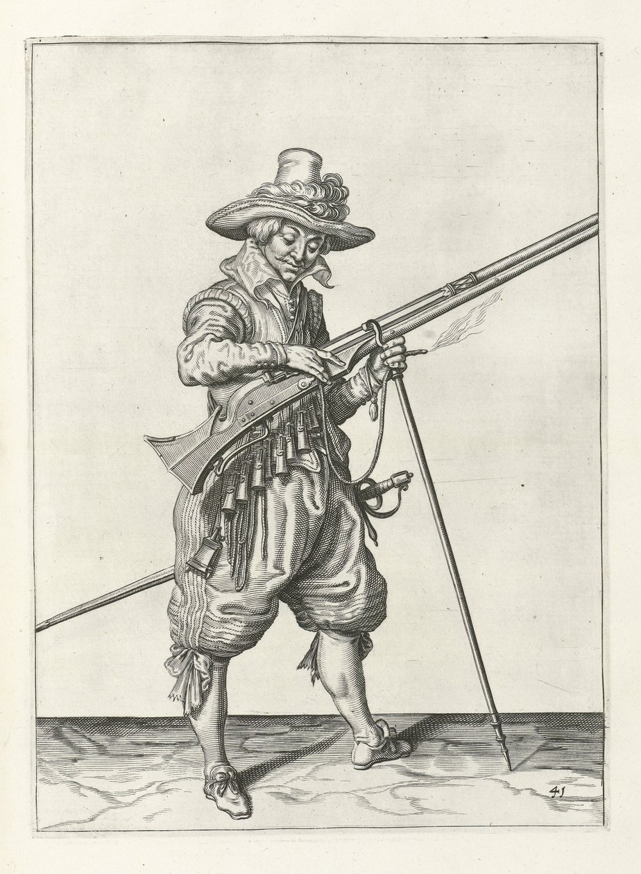 Mosquetero en guardia, c.1600 de Jacob II de Gheyn