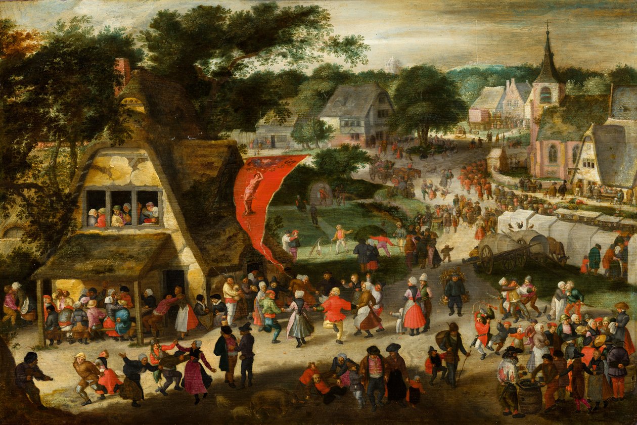 Feria en el día de San Sebastián de Jacob I Savery