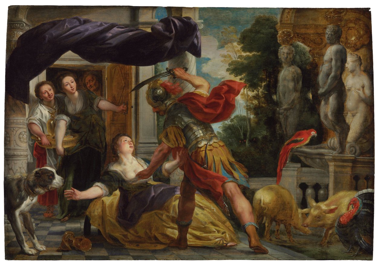 Circe y Odiseo de Jacob Jordaens
