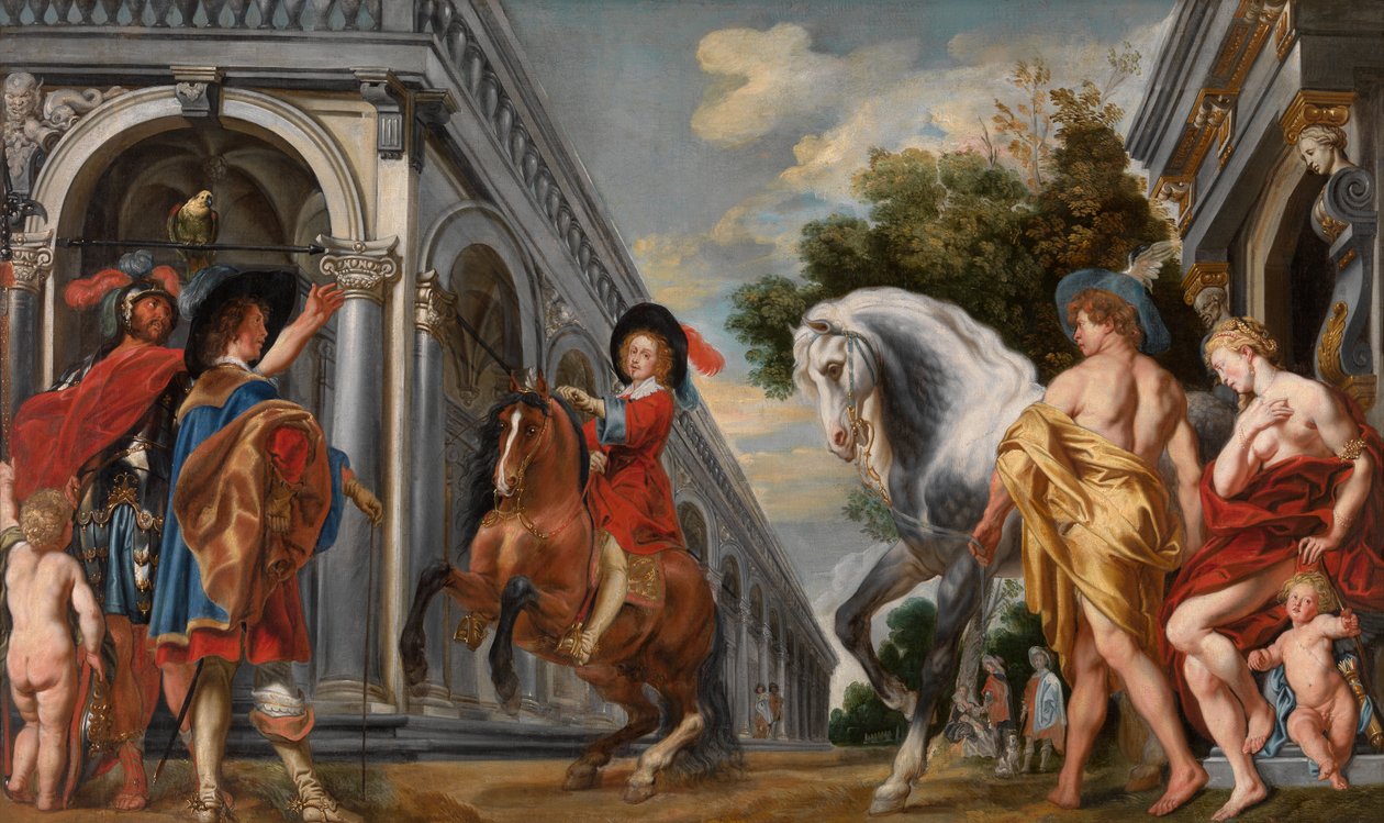 Levade (aceite) de Jacob Jordaens