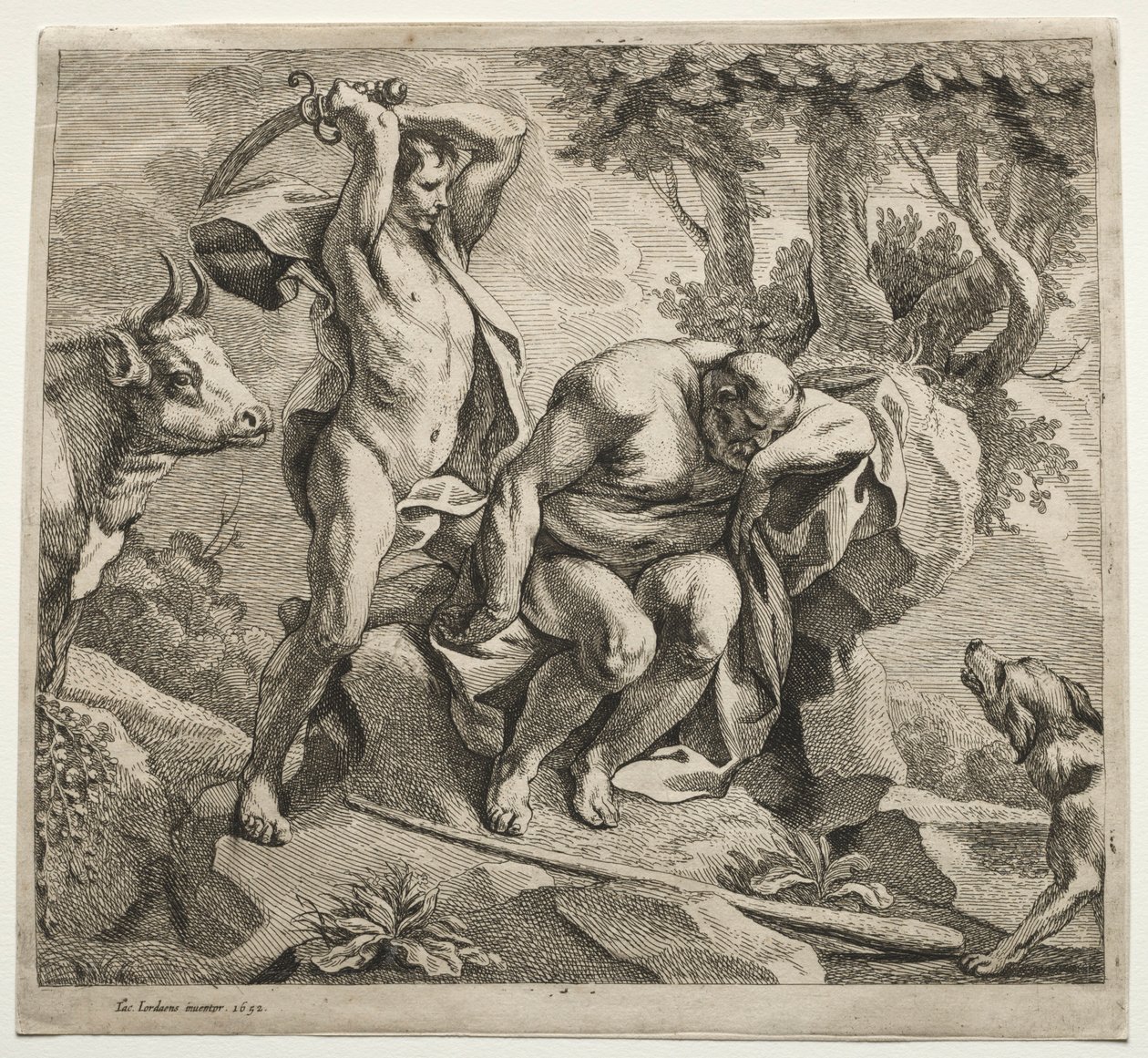 Mercurio matando a Argos, 1652 de Jacob Jordaens