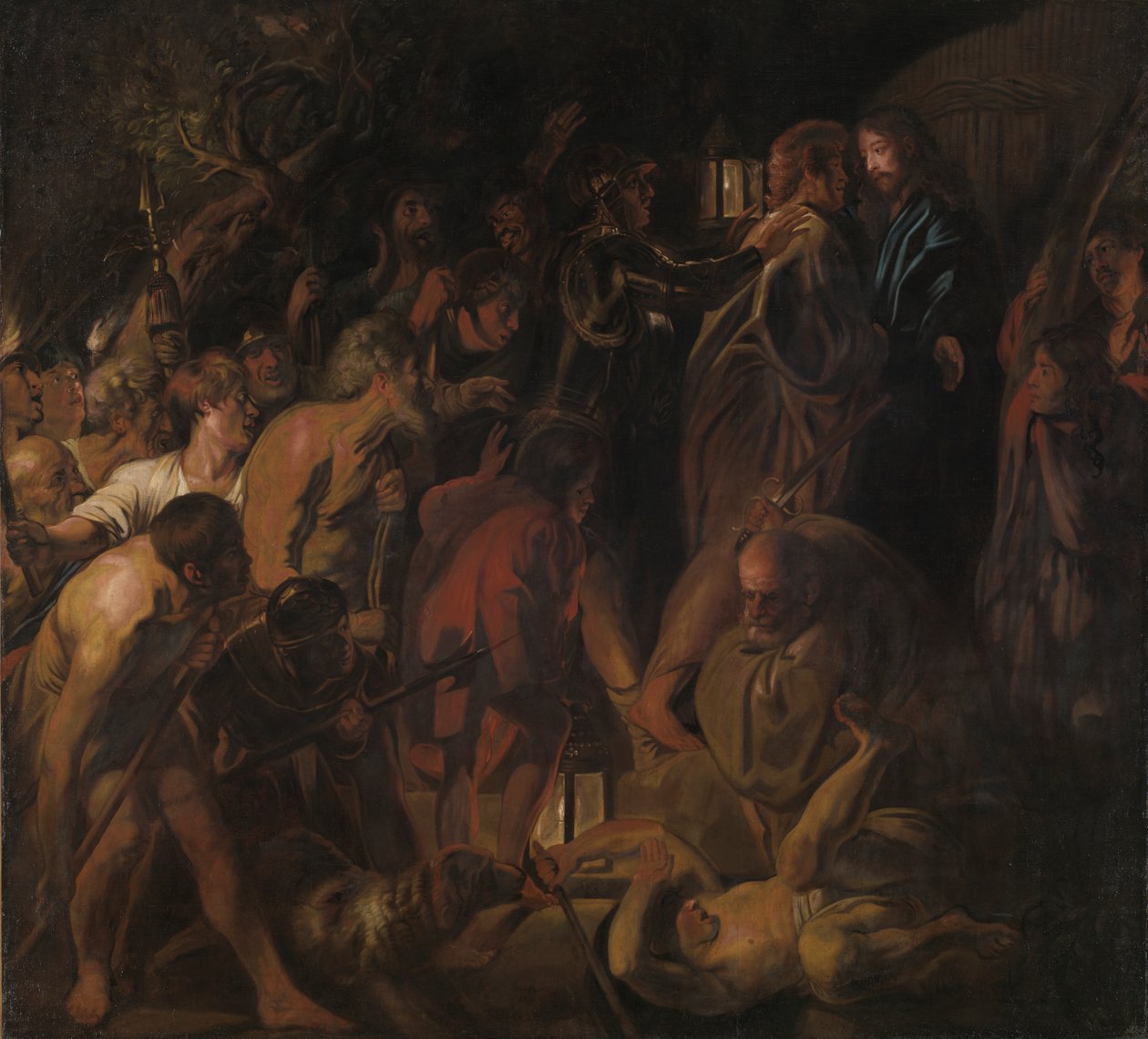 The Betrayal of Christ de Jacob Jordaens