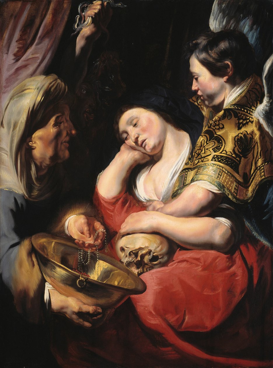 La tentación de la Magdalena de Jacob Jordaens