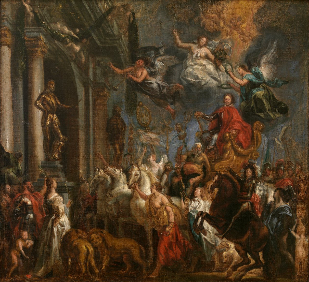 El triunfo de Frederik Hendrik de Jacob Jordaens