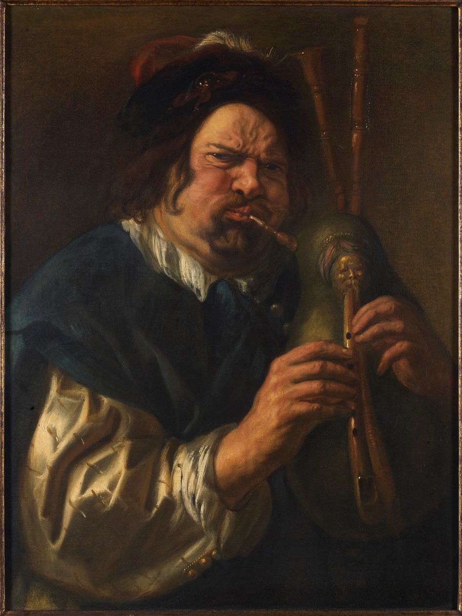 El gaitero, 1638-1640 de Jacob Jordaens