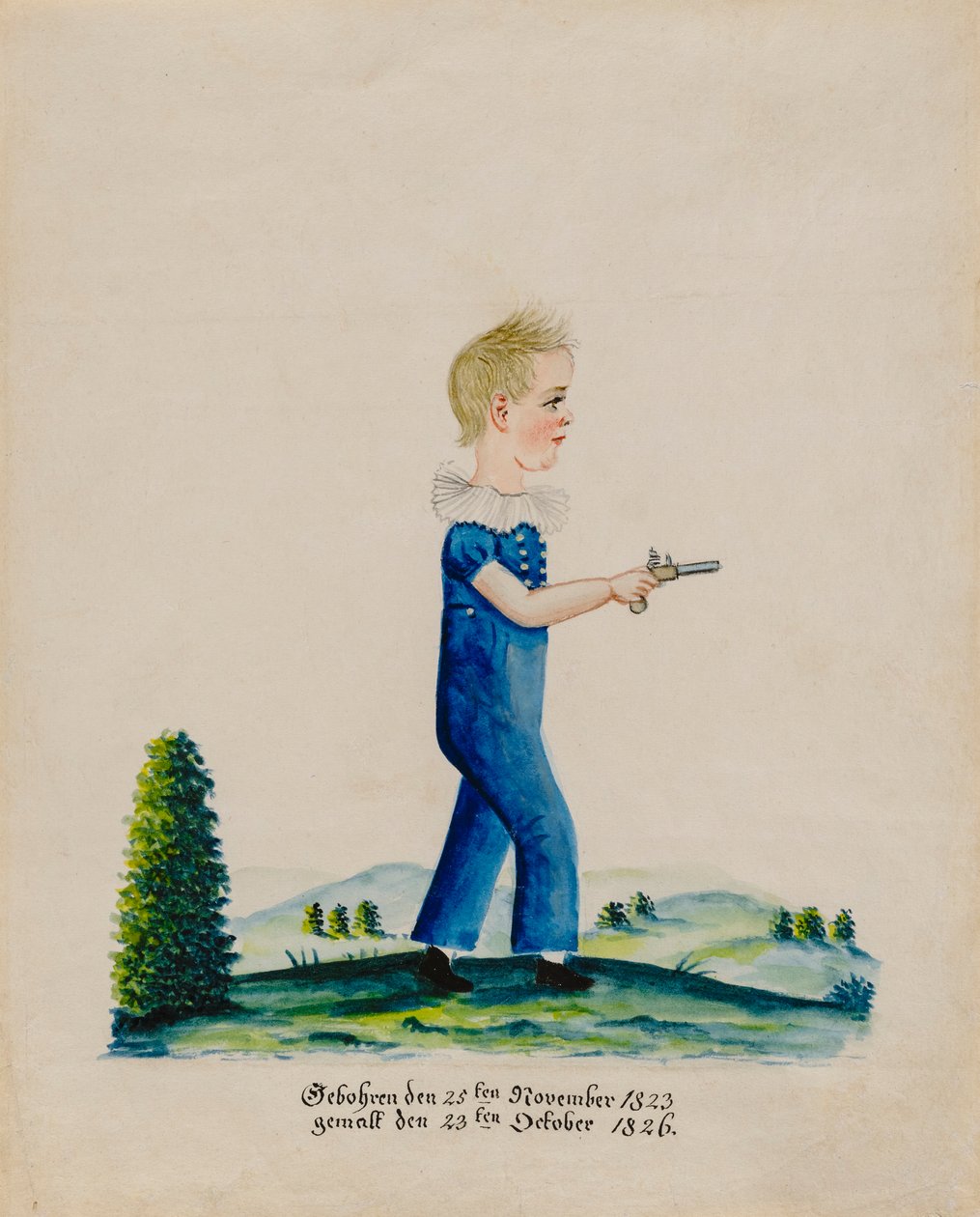 Retrato de Edward Musser de Jacob Maentel