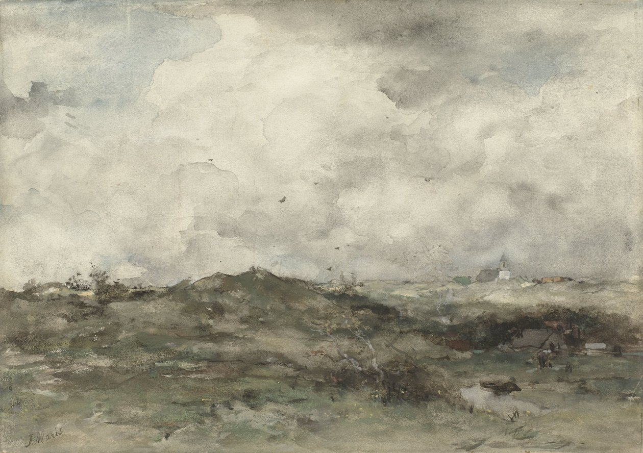 Paisaje de dunas de Jacob Maris