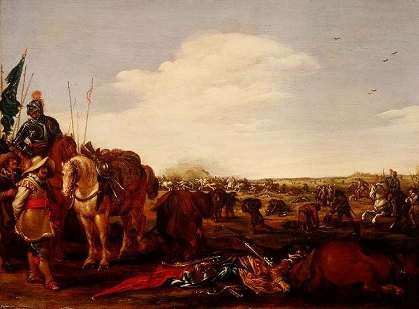 Una Escena de Batalla de Jacob Martsen de Jonge