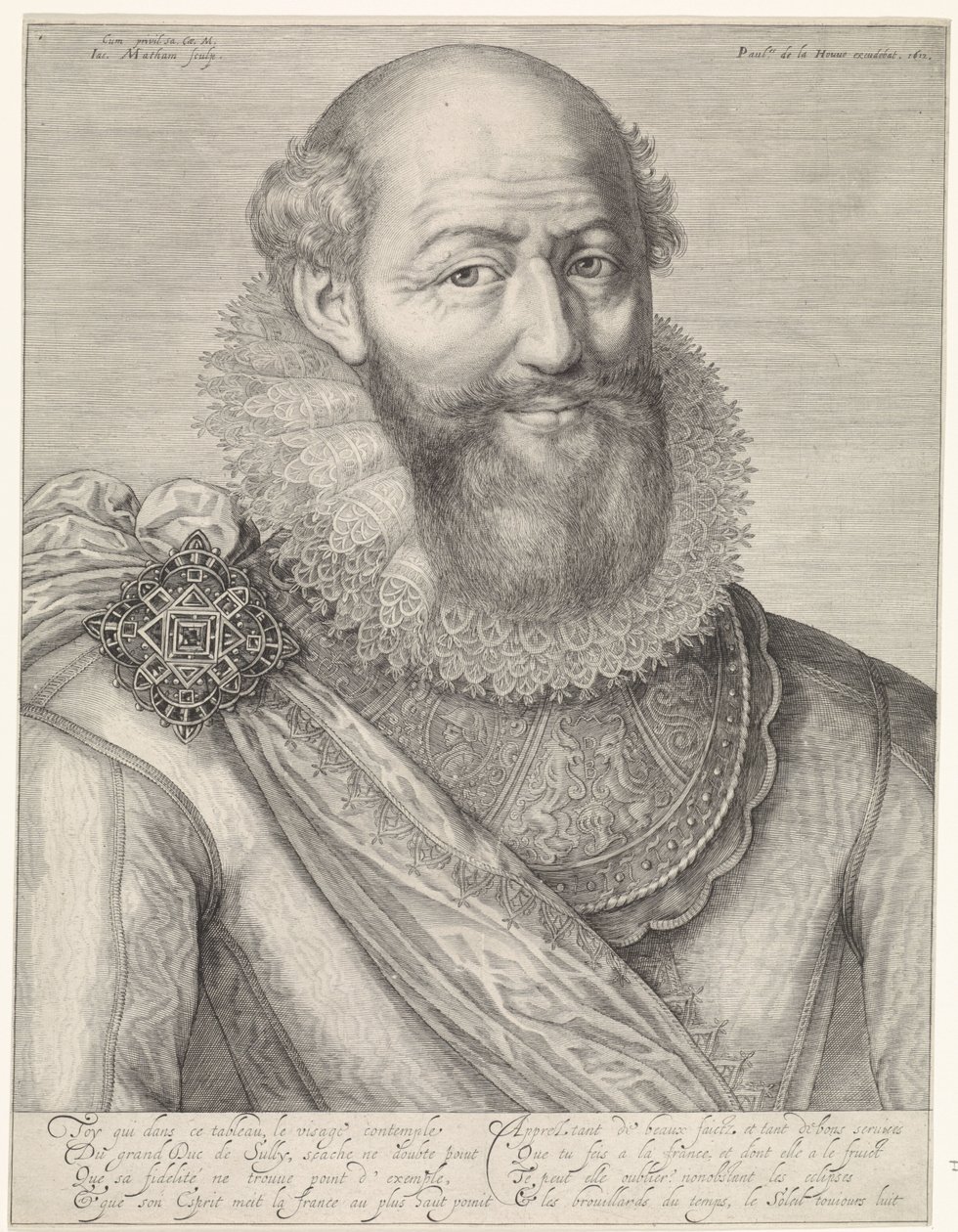 Retrato de Maximilien de Bethune de Jacob Matham