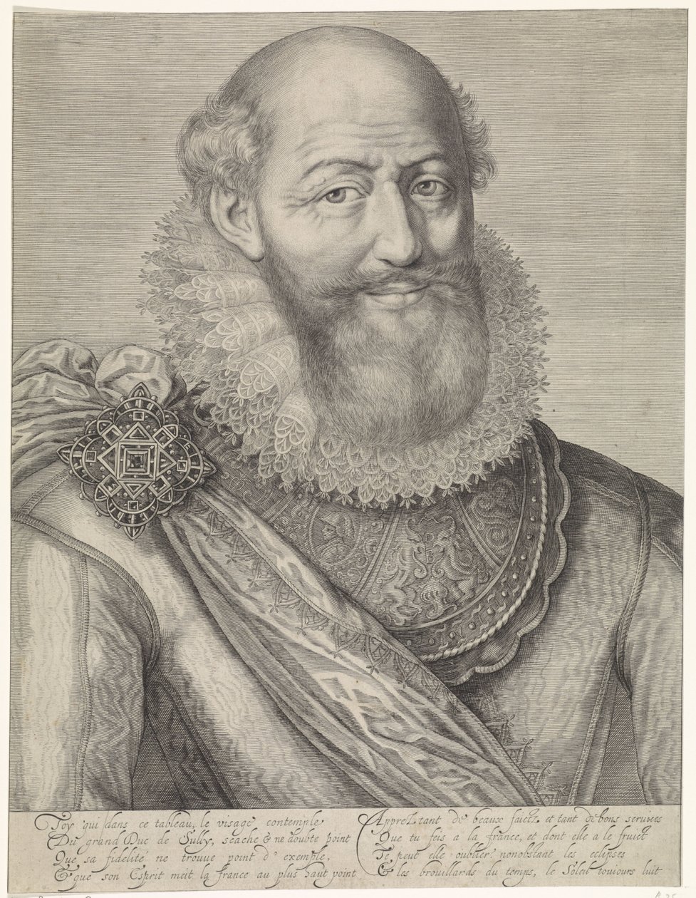 Retrato de Maximilien de Bethune de Jacob Matham