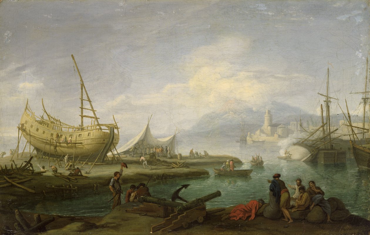 Paisaje costero de Jacob Philippe Hackert