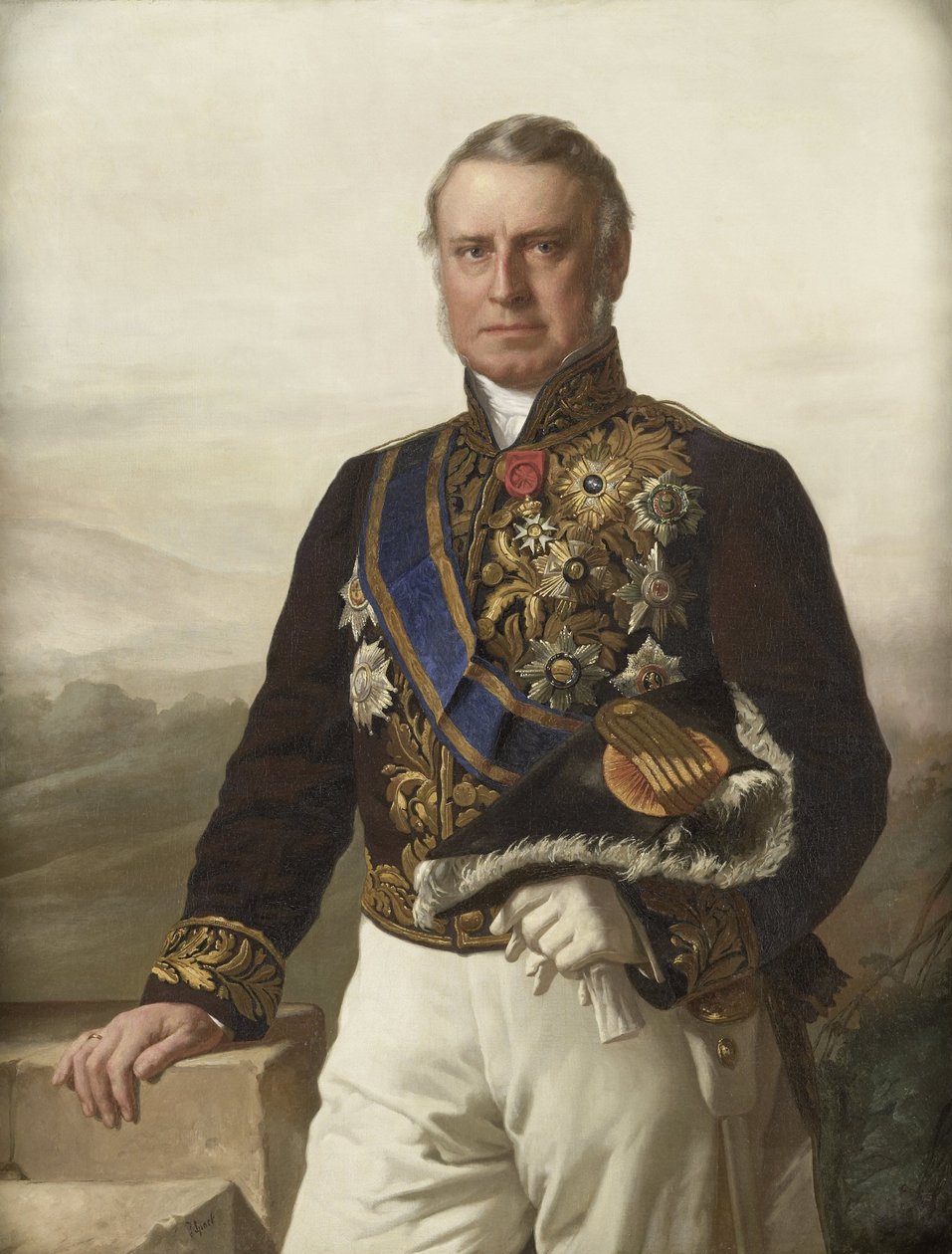 Charles Ferdinand Pahud (1803-73). Gobernador general (1855-61) de Jacob Spoel