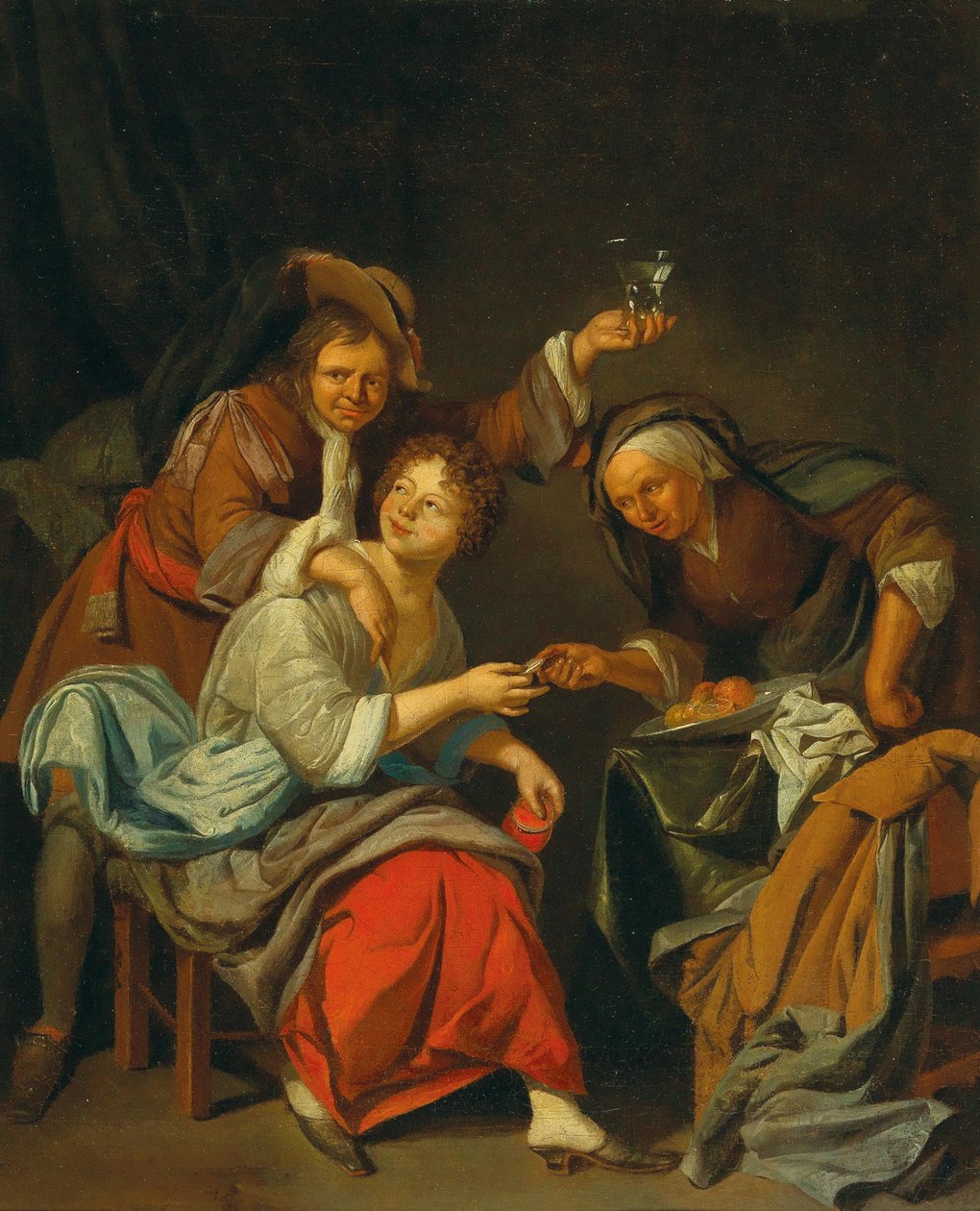Escena de burdel de Jacob Toorenvliet