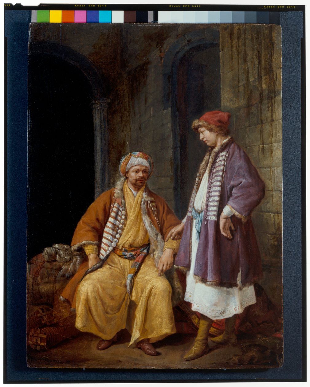 Conversación entre dos mercaderes orientales de Jacob Toorenvliet