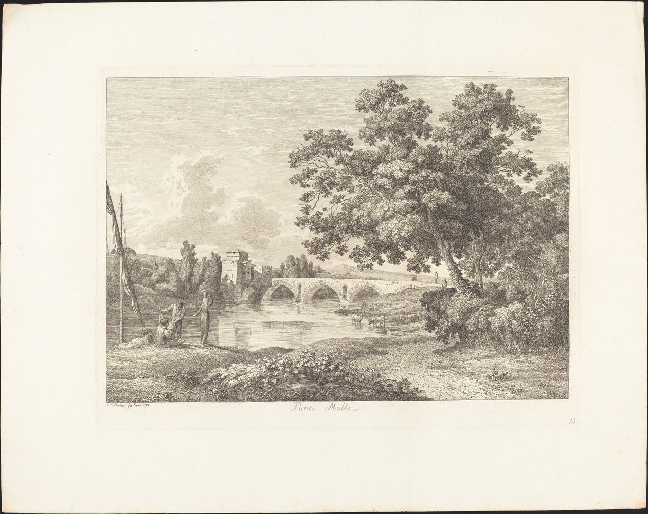 Ponte Molle de Jacob Wilhelm Mechau