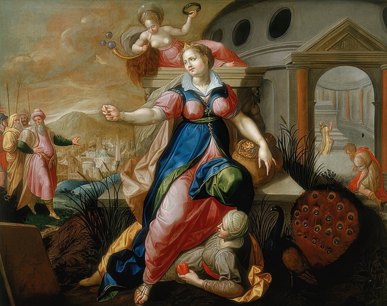 Los siete pecados capitales: Orgullo, c1570-75 de Jacob de Backer