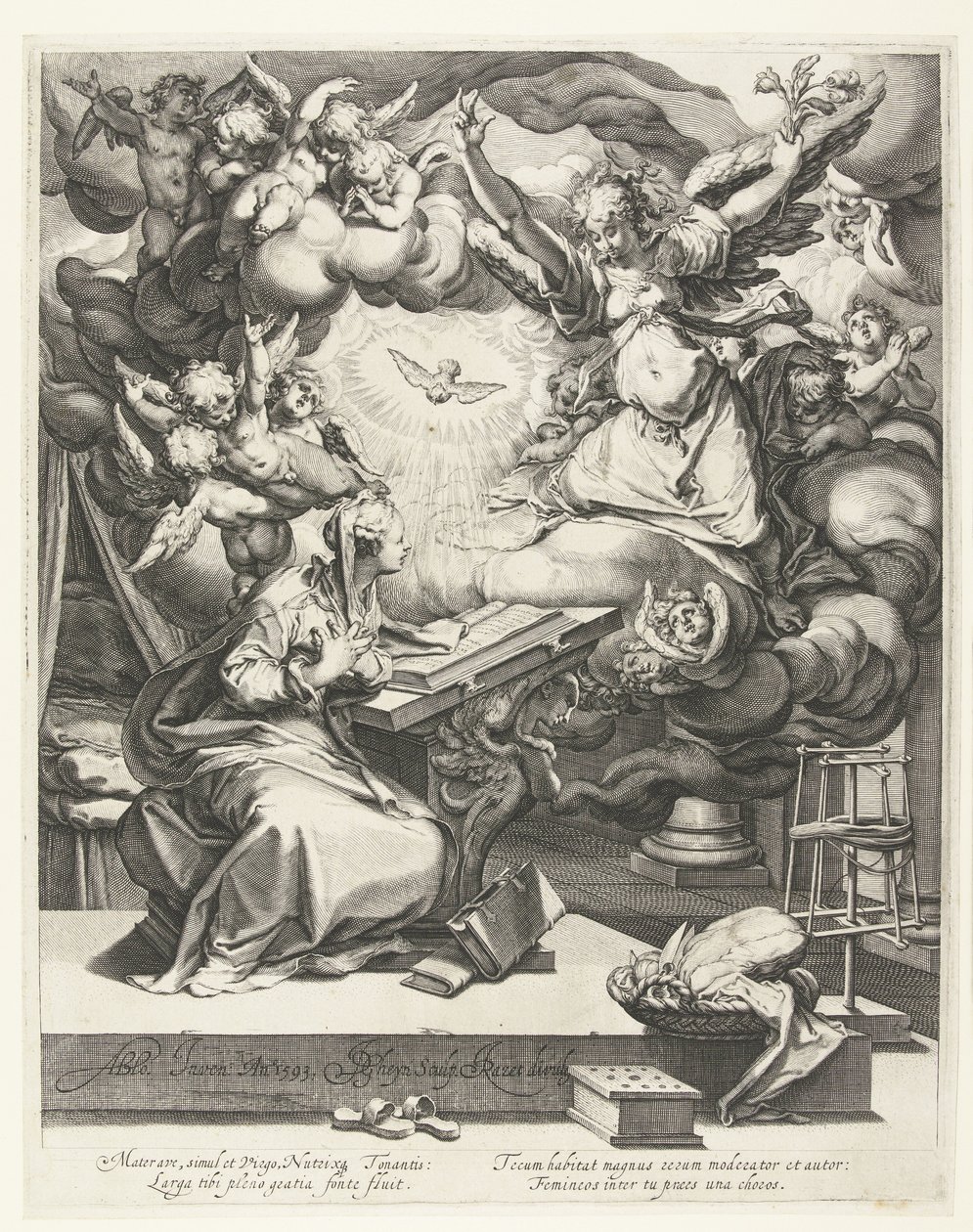 Anunciación de Jacob de Gheyn (II)