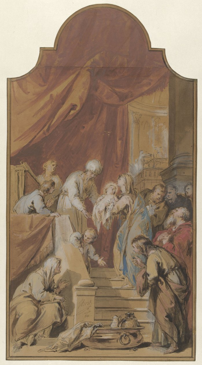La Misión en el templo de Jacob de Wit