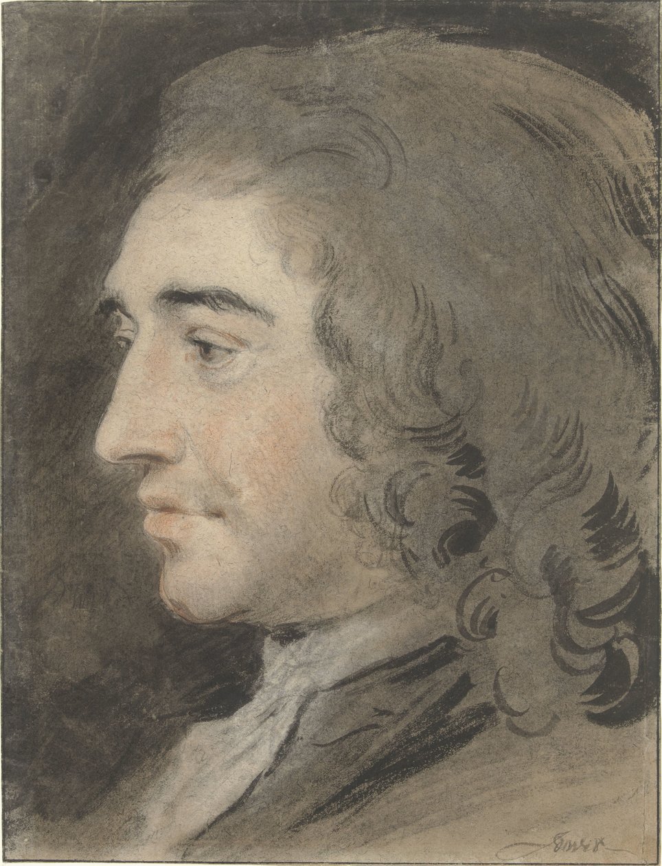 Retrato de hombre, a la izquierda. de Jacob de Wit