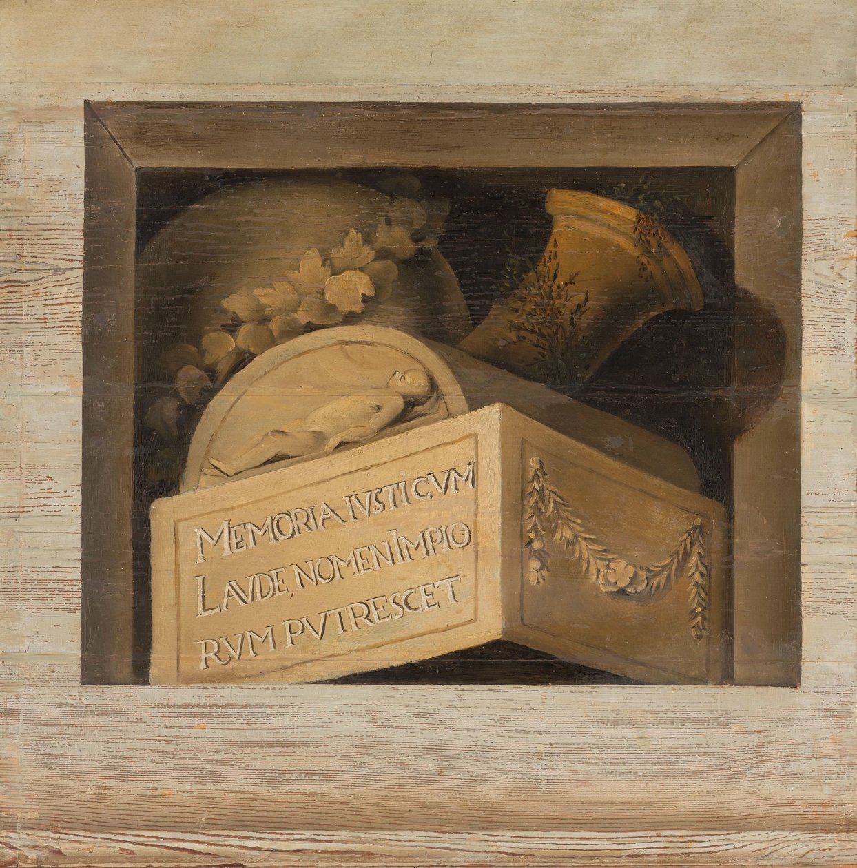 Tumba con inscripción de Jacob van Campen