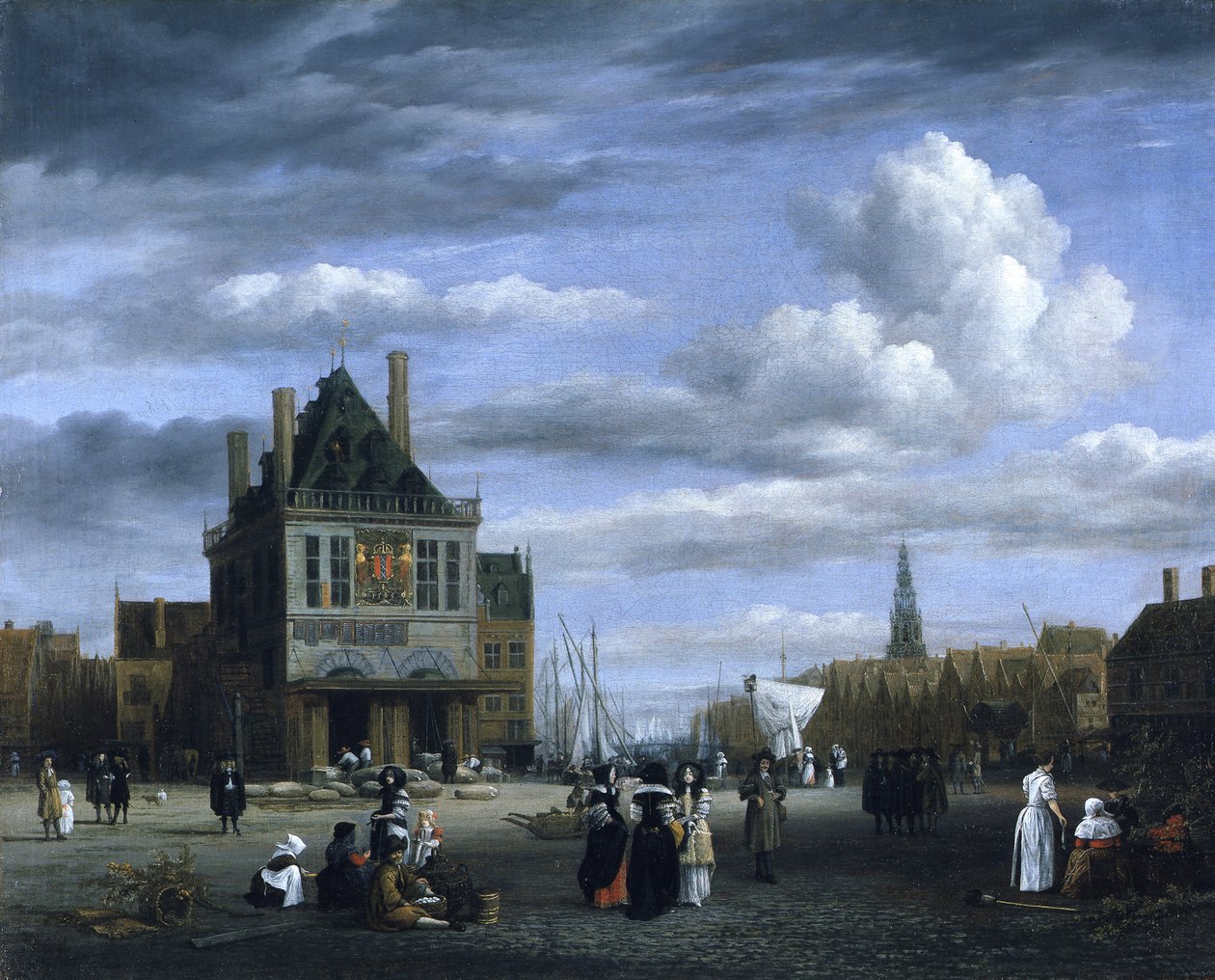 Plaza Dam de Ámsterdam de Jacob van Ruisdael